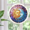 Sonnenfänger Puzzle Acryl Sonnenfänger Langlebiges Klares Acryl Bunte Muster Fensterdekoration für Türen Garten