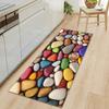 Colorful Pebble Pattern Non Slip Kitchen Floor Mat Waterproof Door Mat for Home Decor