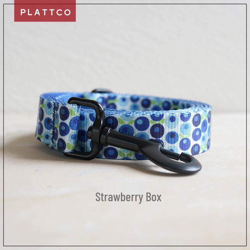 PLATTCO New Printed Soft Nylon Imitation Dog Leash - PDL328 XS 1.5cm x 120cm