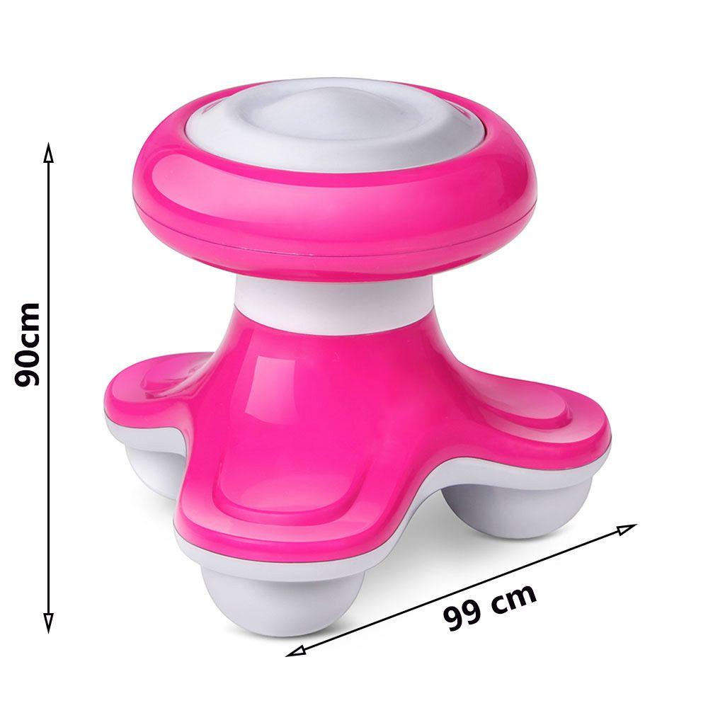 Battery Operated Tripod Shape Massage Tool Full Body Massage Mini Massager Electric Wave Vibrating