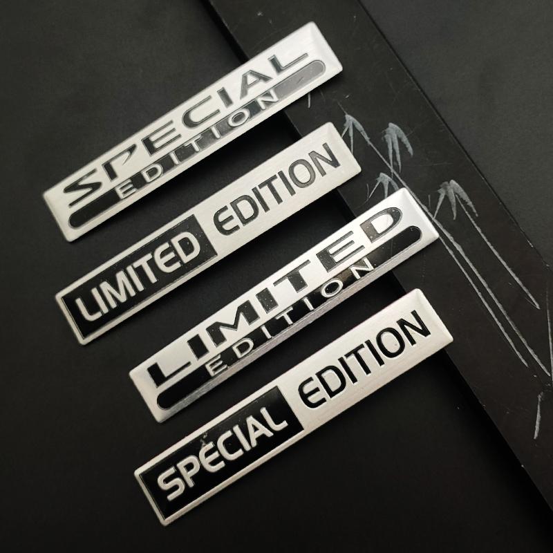 3d Aluminium Special Edition Logo Limited Edition Emblem Sticker Car Interior Exterior Decoration Decal Motorcycle Accessories