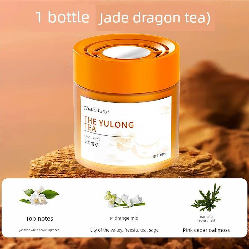 

[French Fragrance Source] Toilet Air Freshener, Deodorizer, Odor Remover, Fragrance-Retaining Magic Tool, Aromatherapy Fresh Scent Solid Balm 1 Bottle of Yulong Snow Tea