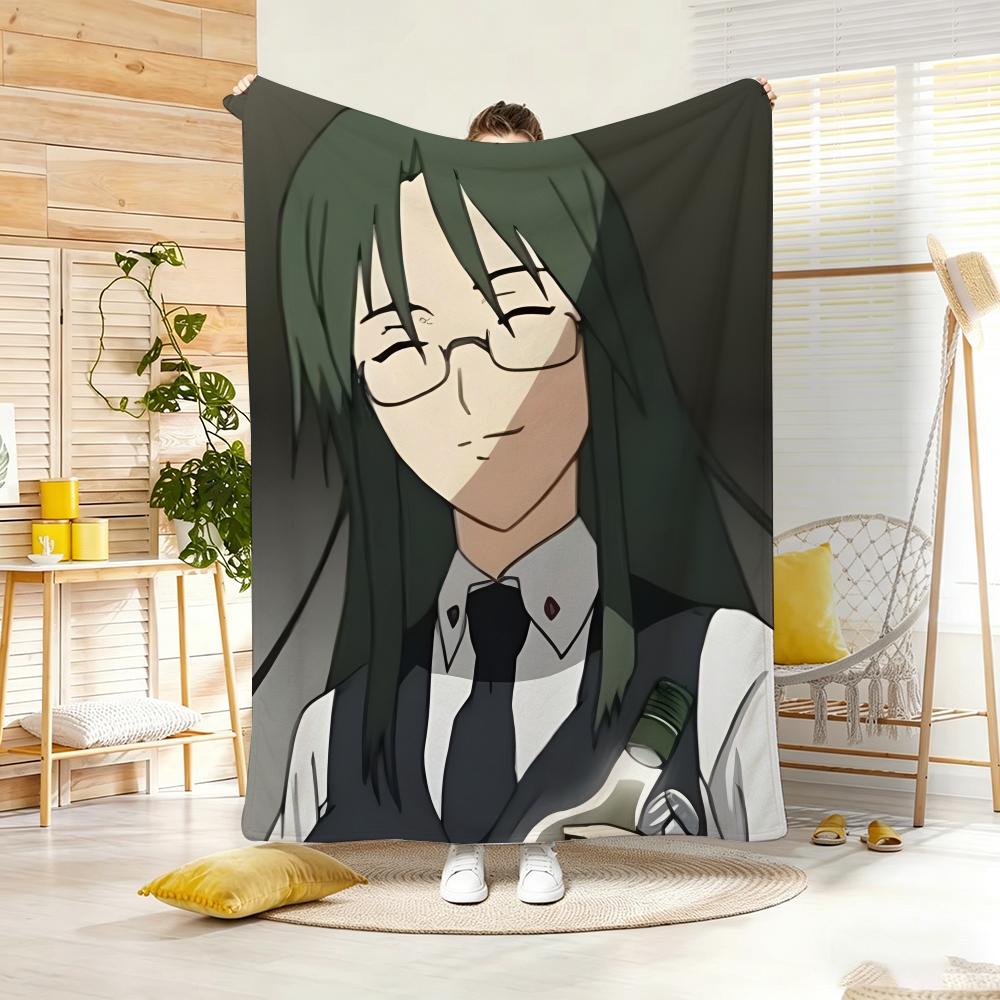 Dark Fantasy Anime M-Mnemosynes Throw Lightweight 240G Flannel Blanket Soft Skin-Friendly For Summer Cooling