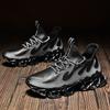 Men's Shoes Tide Men's Waterproof Leather Sneakers Shock Absorption Heightened Casual Shoes Men's Student Shoes