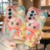 Phone Case: 2D Flat Design Suitable for Samsung Galaxy A34 A35 M05 M06 S20 S22 S21 FE Plus 5G Protective Case, Pink Astronaut, Perfect Christmas and H