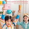 Macaron Colored Pencil Sharpener Student Hand-Crank Pencil Sharpener Large Diameter Drawing Stationery Cute School Supplies