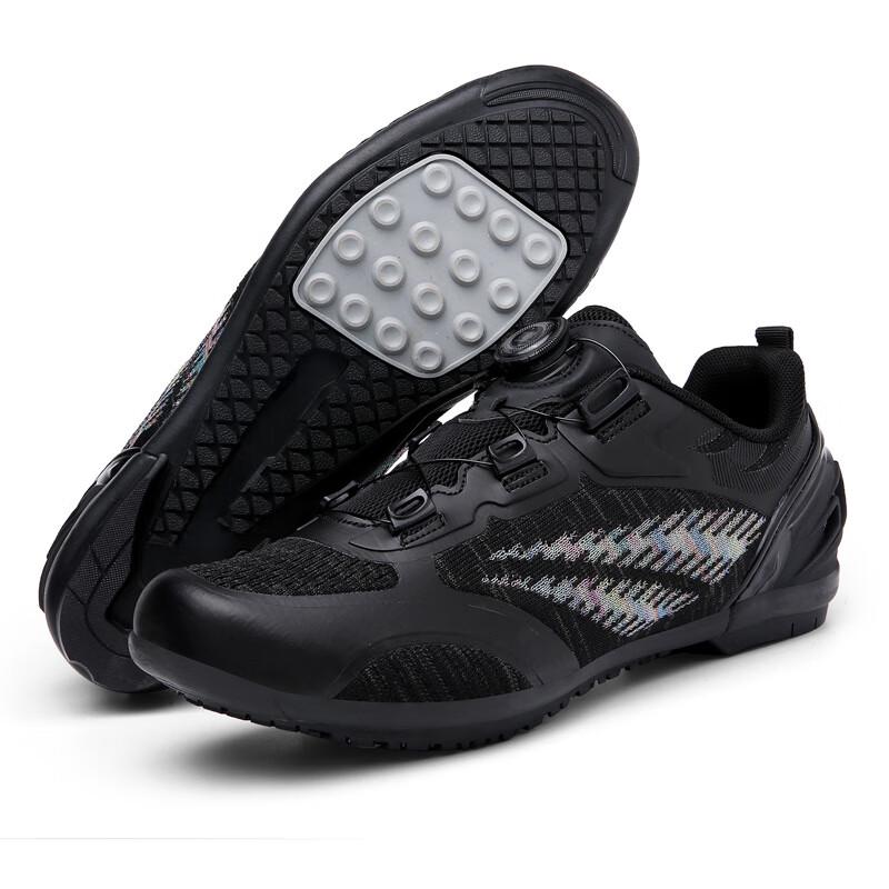 Jian Gong Unisex Flyknit Cycling Shoes 40