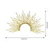 Unique Punk Snake Artistic Hair Band Spiked Head Accessory for Adults Hair Hoop with Metallic and Snake Cosplay Maid