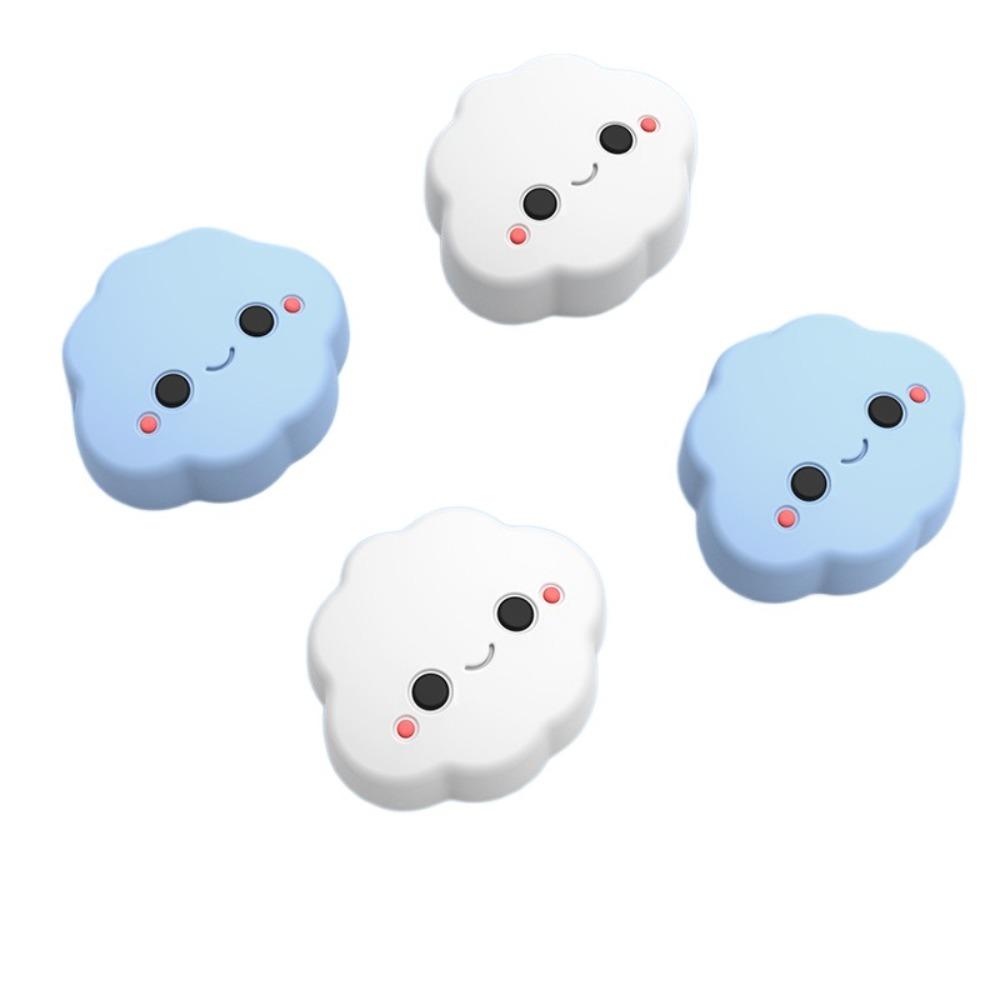 

4 PCS Silicone Material Thumb Grip Soft Texture Anti-Slip Joystick Cover Comfortable Keys Precise Fit for Switch/OLED/Lite
