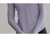 Women's Reflective Long Sleeve Yoga T-shirt - Night Run Fitness Top with Half-Zip Style for Autumn Running and Training