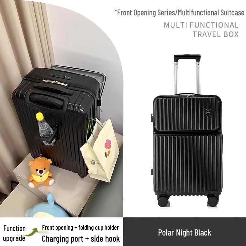 Li Shen Front-Opening Hardside Carry-on Luggage 26 Inch