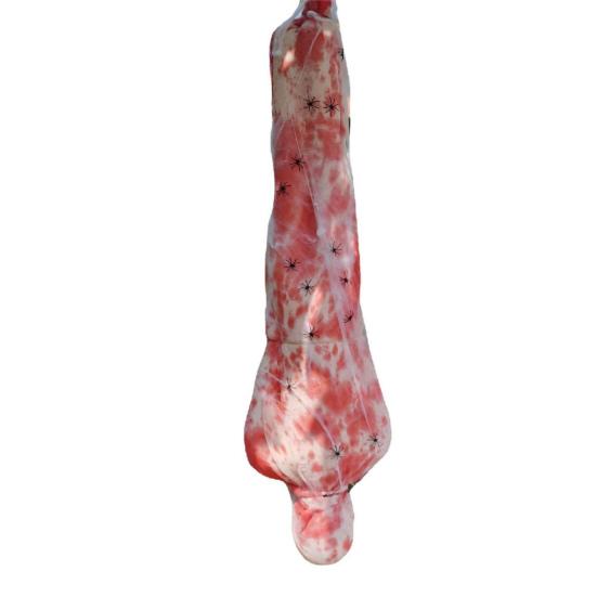 1 Set Realistic Inflatable Fake Corpse Outdoor Scary Corpse Hanging Decoration Creepy Halloween Photography Prop