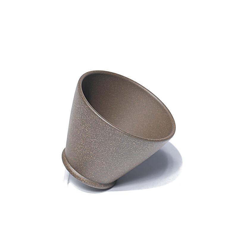 Bainianliyong Yixing Purple Clay Master Cup, Pure Handmade, Original Ore Blue Section Mud Hopper Cup, Kung Fu Tea Accessories, Personal Brewing Cup