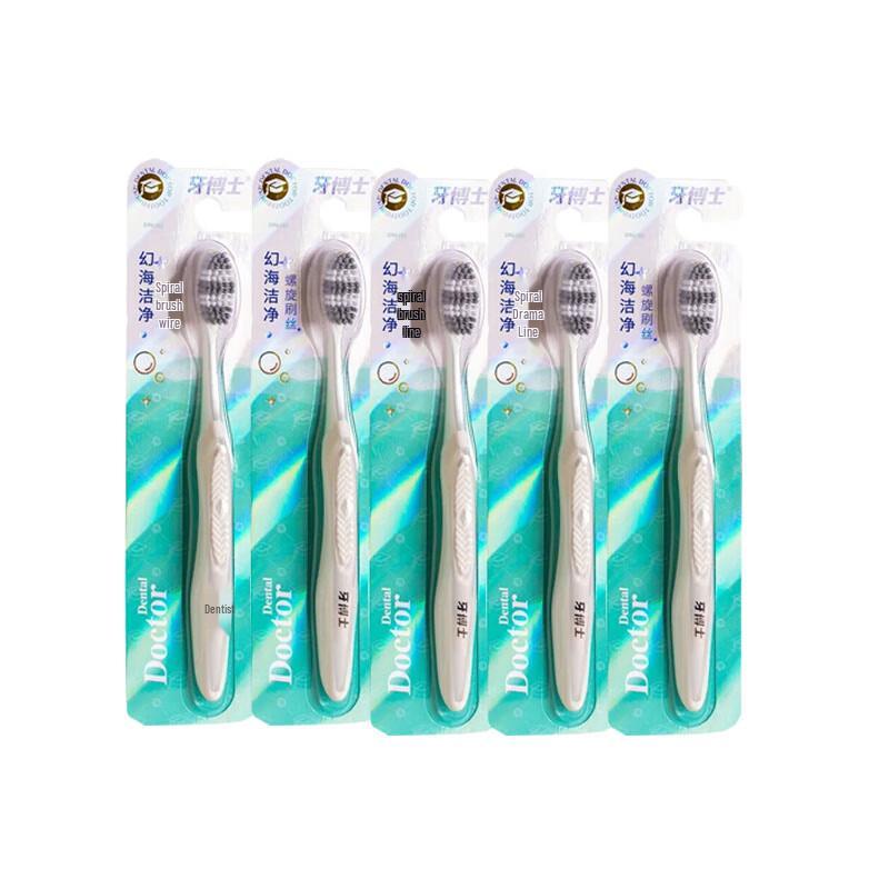 

Dr. Toothbrush Spiral Bristle Gentle Clean Toothbrushes