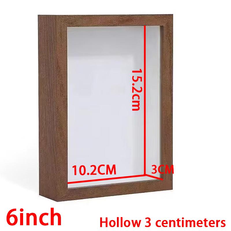 Shadow Box Depth 3cm Wooden Photo Frame for Displaying Three-Dimensional Works DIY Plant Specimen Picture Frame Home Decoration