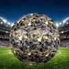 Black Adam Print Size 5 Soccer Ball, PU Wear Resistant Football for Match Training and Daily Practice, Birthday Gift for Soccer Fans