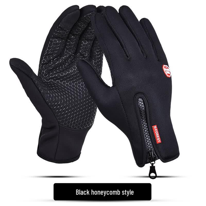 Tri-polar TP3373 Windproof Winter Warm Fleece Cycling Ski Gloves L