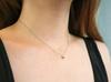 and My Jewelry Platinum Carat Solitaire Pendant Necklace Chain is Platinum 850 [Your Box] 0.50 - [April Birthstone] [Gift Wrapped]