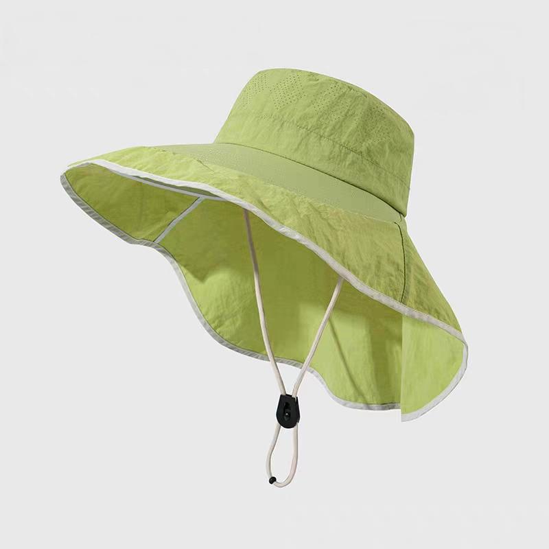 High Quality Outdoor Casual Fashion UV Protection Waterproof Quick-Drying Breathable Baggy Large Brim Unisex Hiking Hat Sports