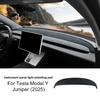 Flannel Dashboard Cover Sunshade Anti-UV Anti-Slip for Tesla Model Y Juniper 2025 2026