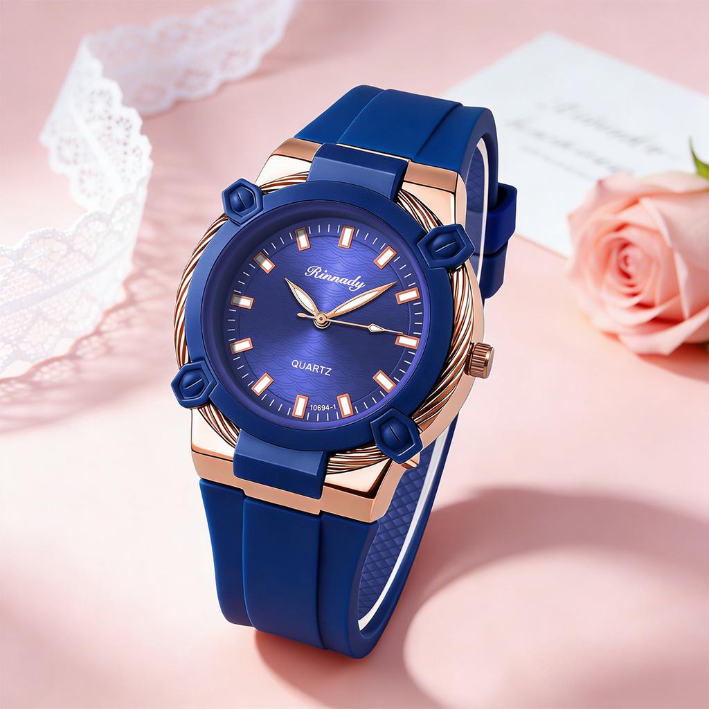 Popular Women Ladies Temperament Casual Silicone Quartz Watches