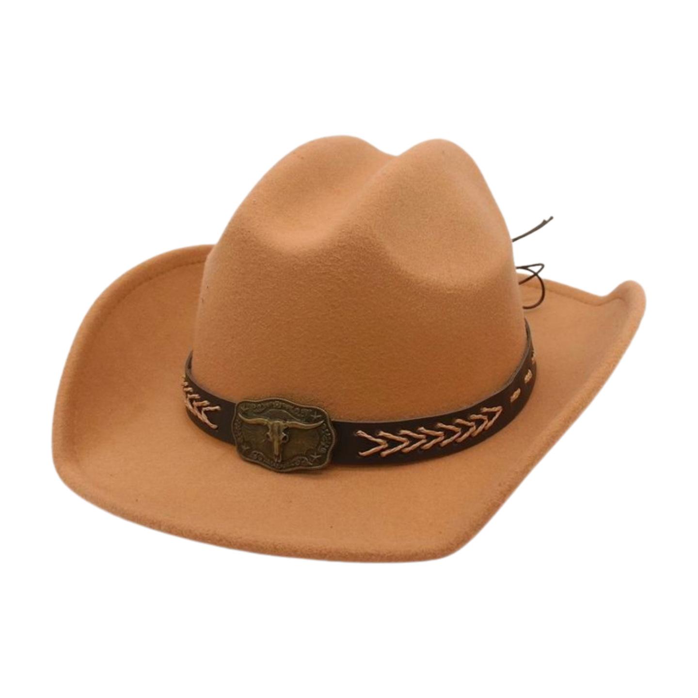 

Stage Performance Props Cowboy Top Hat Western Hat Travel Hat Jazz Hat one size [one-character gift d]