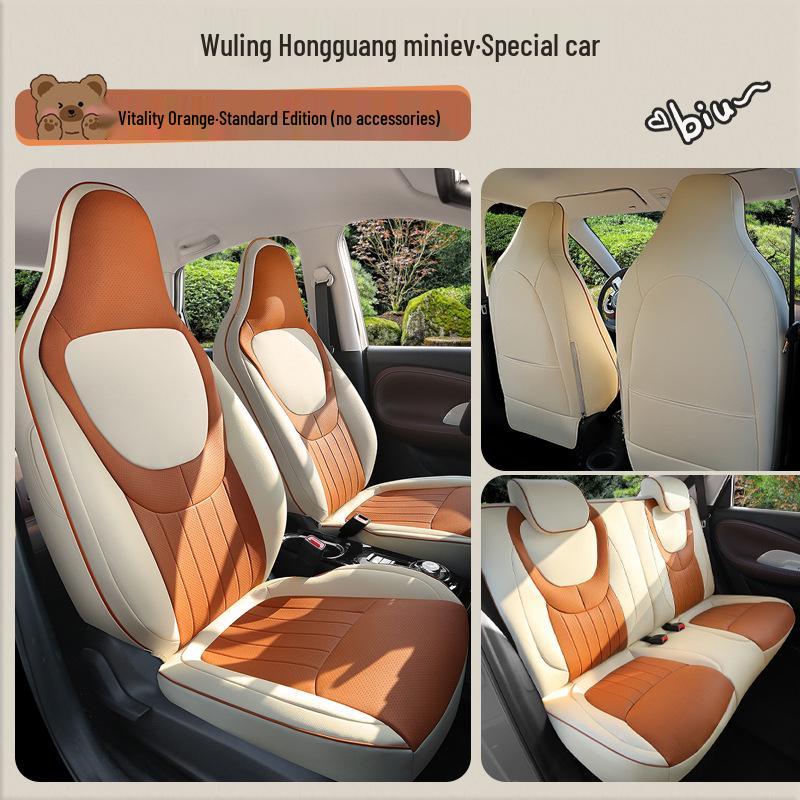 

Wuling Hongguang Mini 3rd Gen Leather Cartoon Seat Cushion Mini EV