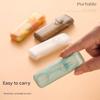 Portable Dental Organizer Transparent Plastic Leak-Proof Case  for Toothpick Floss Travel Home Storage