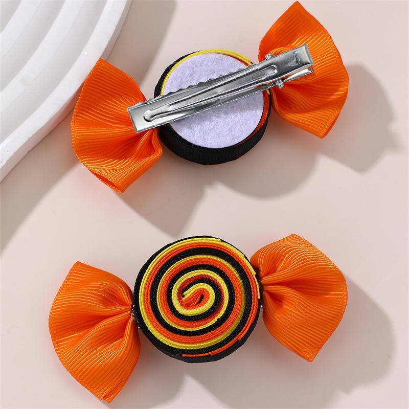 1Pair Valentine'S Day Children'S Sweet Lollipop Hair Clip Butterfly Bow Hair Accessory Cute Headwear Hairpin