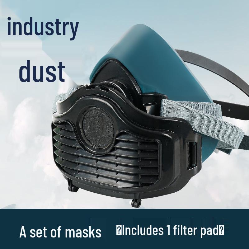 Industrial Dustproof Full Face Mask with Breathing Filter