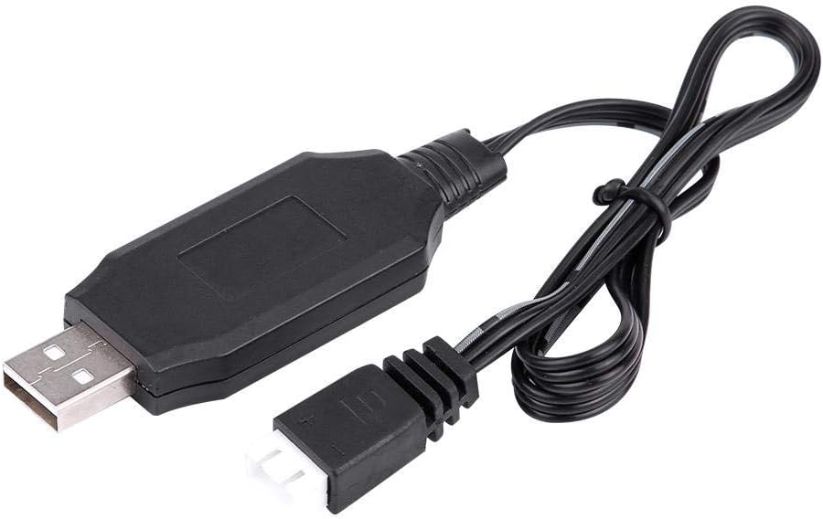 LiPo baterie 1500mAh 7.4V 2S s USB nabíjecím kabelem – Kompatibilní s RC hračkami U12A S033G Q1 H101 – Konektor SM-2P – Dlouhá výdrž