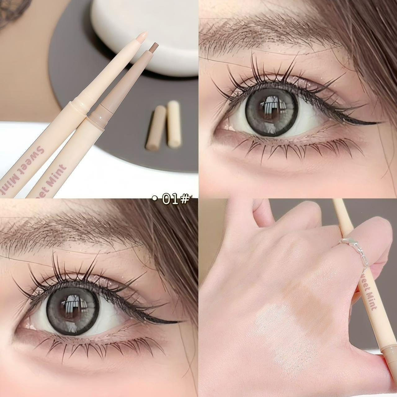 SWEET MINT Double-ended Under Eye Lash Pen 2 In 1 Brightening Shadow Smooth Natural Eyes Makeup