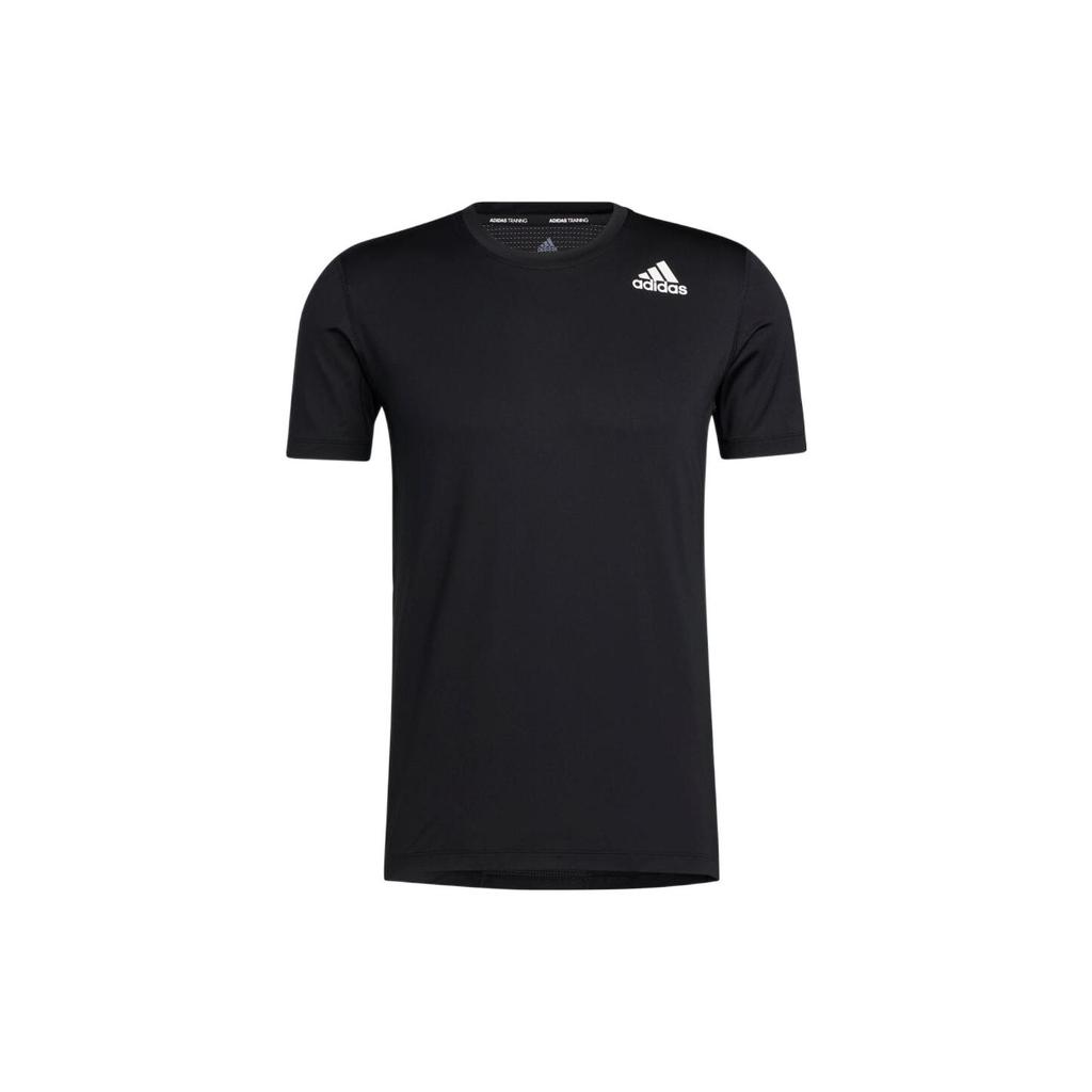 Adidas T Shirts Men's Black Crew Neck Moderate Straight Fit GM5037