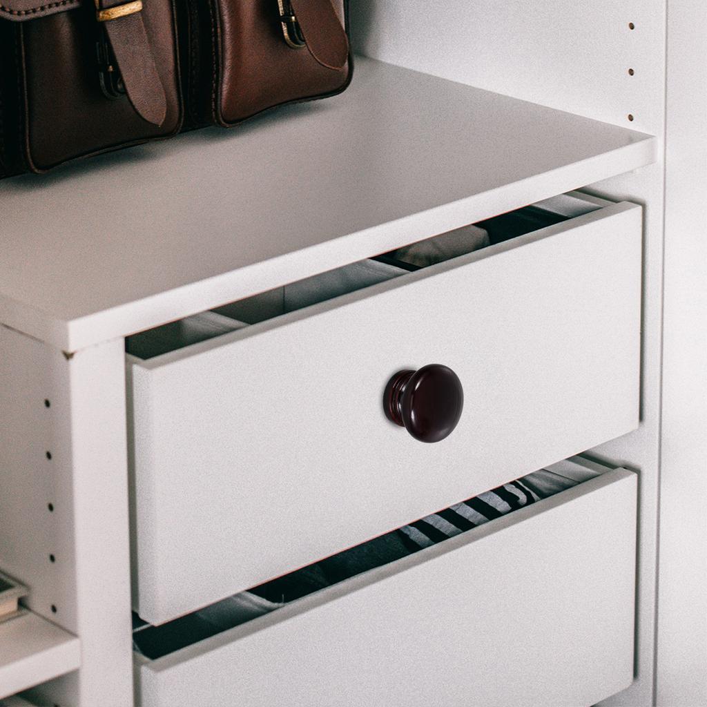 12Pcs Wooden Cabinet Knobs Retro Style Dresser Drawer Handles Wood Pulls for Kitchen Cupboards Closets Unique Cabinet Knobs