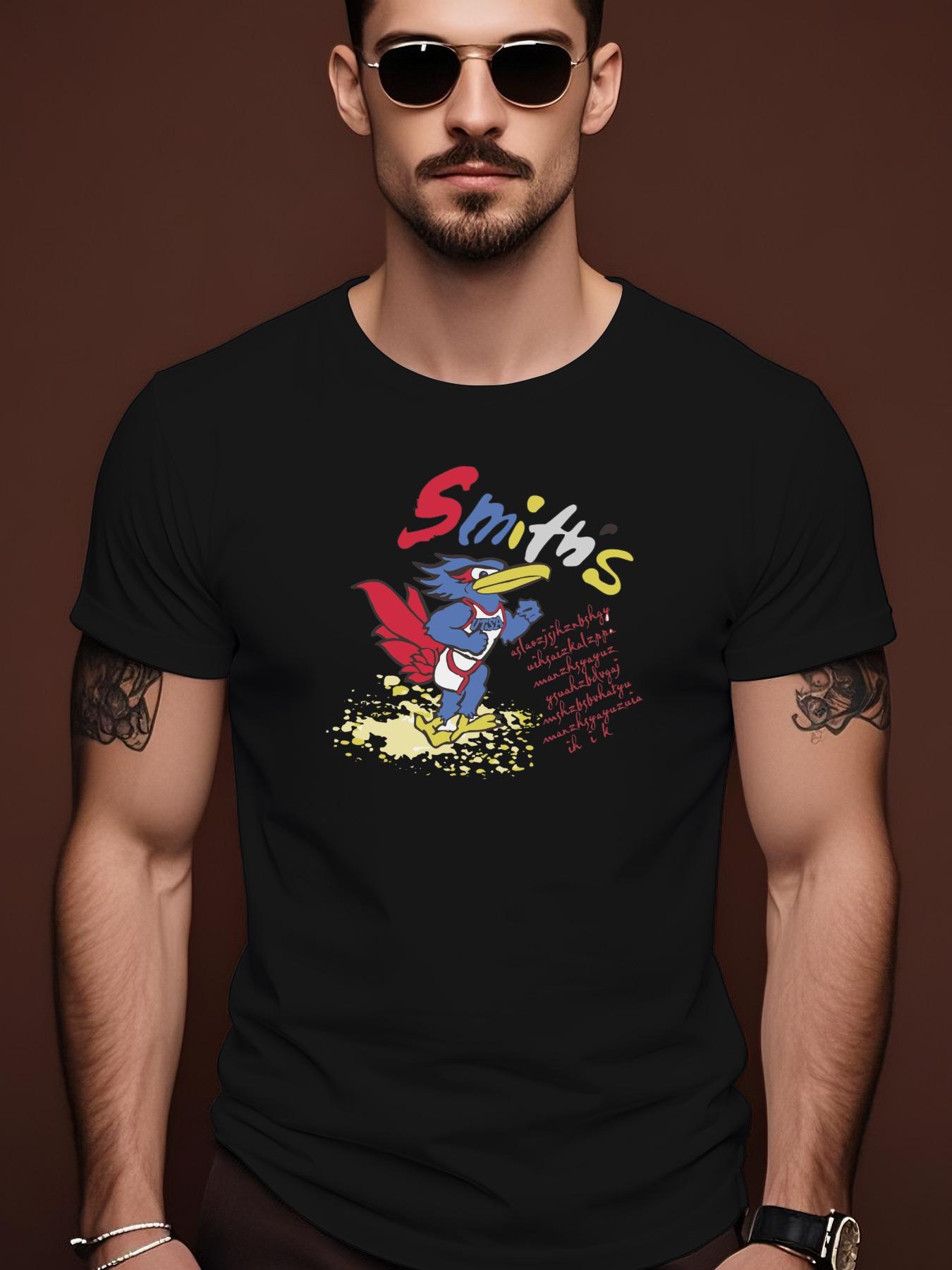 Round Neck Short-Sleeve Tshirt with Fun Pattern for Summer XXL