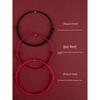 Wutai Mountain Ancient French Gold Lucky Bracelet Female Bad Luck Red Rope Braid Carrying Strap 2025 Snake Birth Year Couple Foot Chain