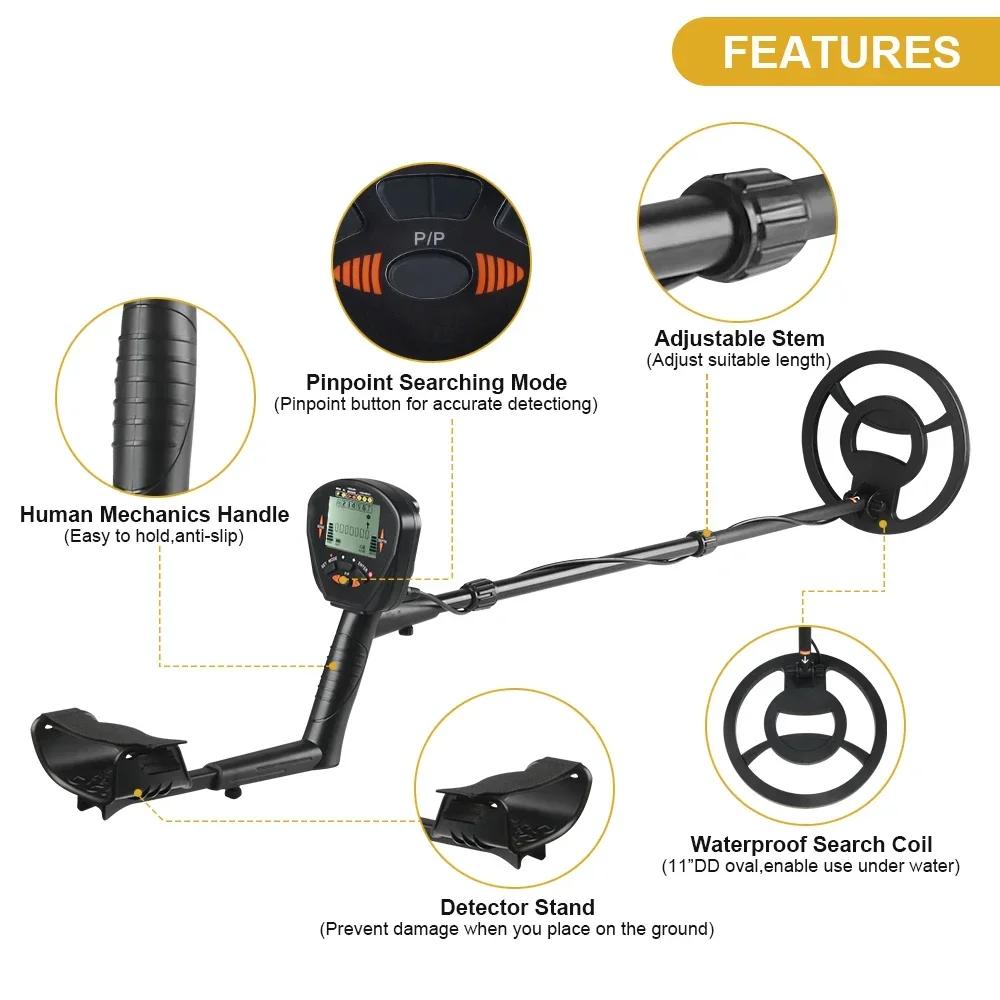 Underground Metal Detector MD-830 Professional Depth 1m High Sensitivity Gold Detector accurate locating treasure hunter scanner