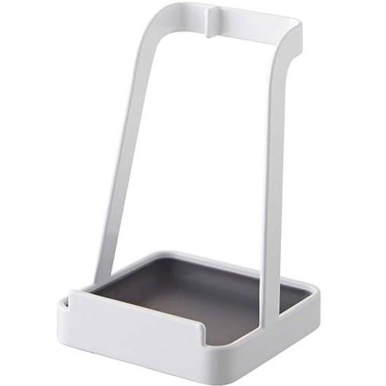 Yamazaki Ladle Pot Lid Stand White Approximately W10D10H15cm Tower Holder 2248