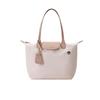 Damen Schultertasche, Kleine Bären Handtasche, Großes Fassungsvermögen, Handgehaltene Tragetasche, Rosa Nebelfarbe