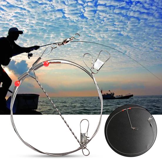

Fishing Leader Small Size Sea Fishing Lengthen Balance Mini Swivel String Hooks Balance Bracket for Fisherman