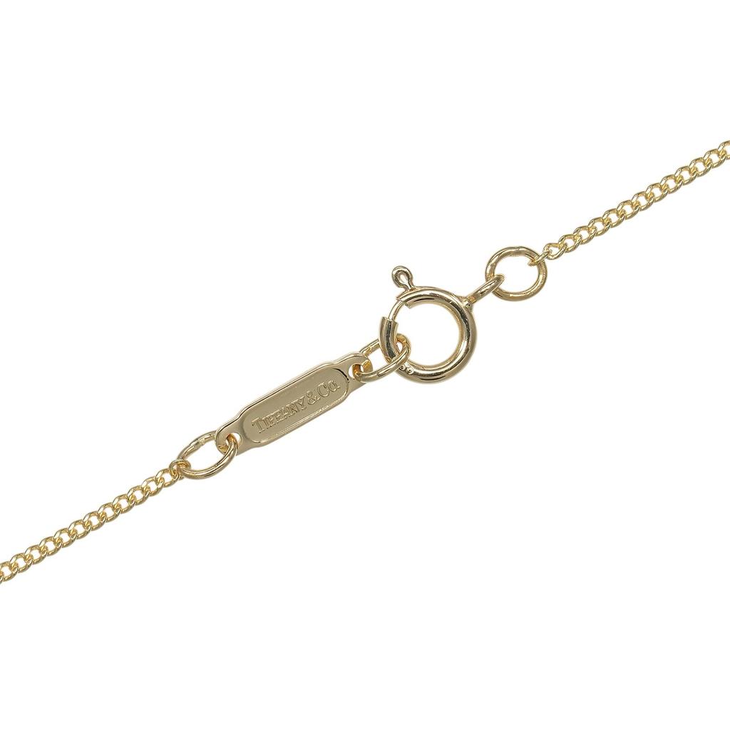 TIFFANY&Co. Blatt Halskette K18 Gelbgold 4,52g Damen Gebraucht