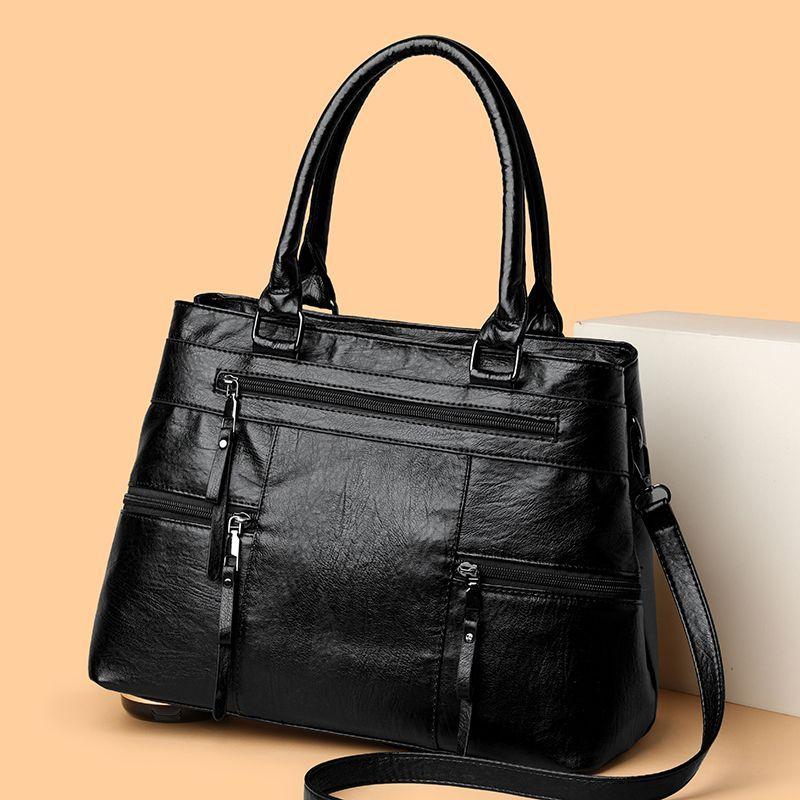 Nowa Modna Retro Casualowa Torba na Ramię Crossbody dla Kobiet Prosta i o Dużej Pojemności