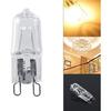 AUNMAS 10Pcs G9 Base Halogen Light Bulb LED Light Bulb 120V 40W 2900K Lighting Replacement Home Chandelier Under Cabinet Warm White Bright