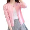 Jarní Podzim Svetr Dámské Cardigan Svetry Jednobarevné Pearl Button Women Slim