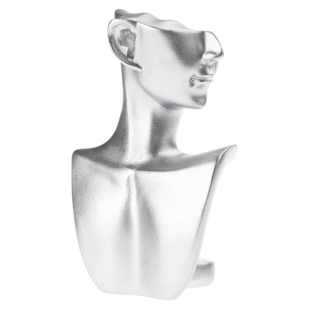 Stylish Jewelry Display Rack Mannequin Shaped Necklaces Organizer Practical Earring Holder for Jewelry Enthusiasts
