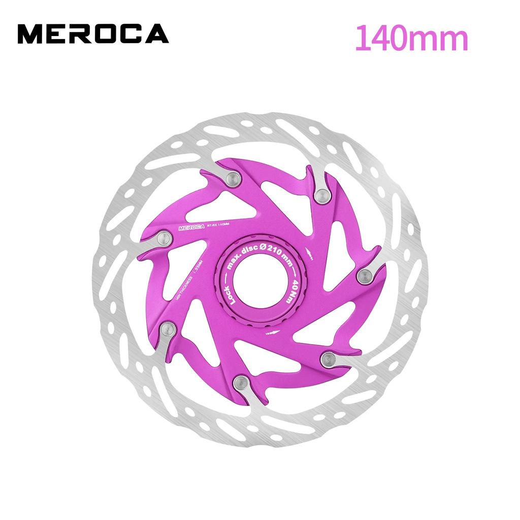 MEROCA XR Bicycle Brake Rotor 140MM 160MM Bike Centerlock Rotor Heat Dissipation Floating Rotors Cycling Parts