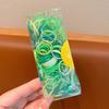 Children'S Colorful Disposable Rubber Band Candy Color Hair Band Cute Girl Baby High Elastic Rubber Band Hair Accessories