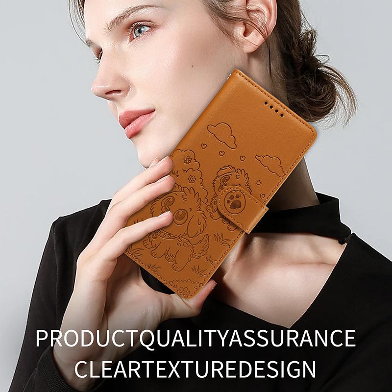 Apple AIR Flip-Cover Leather Case for iPhone 17 & Samsung, with Card Slot & Magnetic Closure