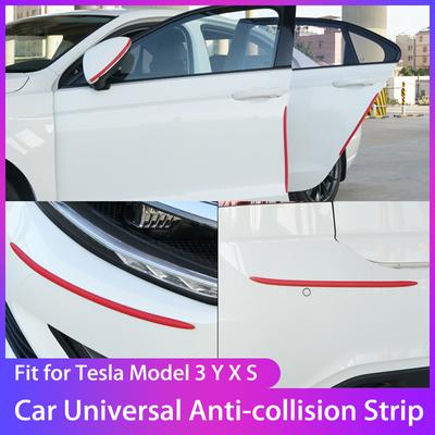 Pro Tesla Model 3 X S Y 2014-2023 Příslušenství Auto Univerzální Protikolizní Pás PVC Auto Přední Zadní Nárazník Kryt Ochrana