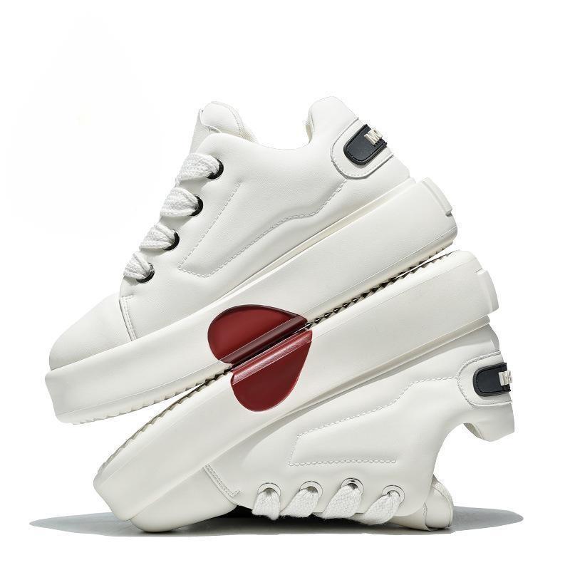 Douyin new Korean version board shoes trendy shoes versatile casual men's platform trendy shoes sports fashion white shoes men's shoes